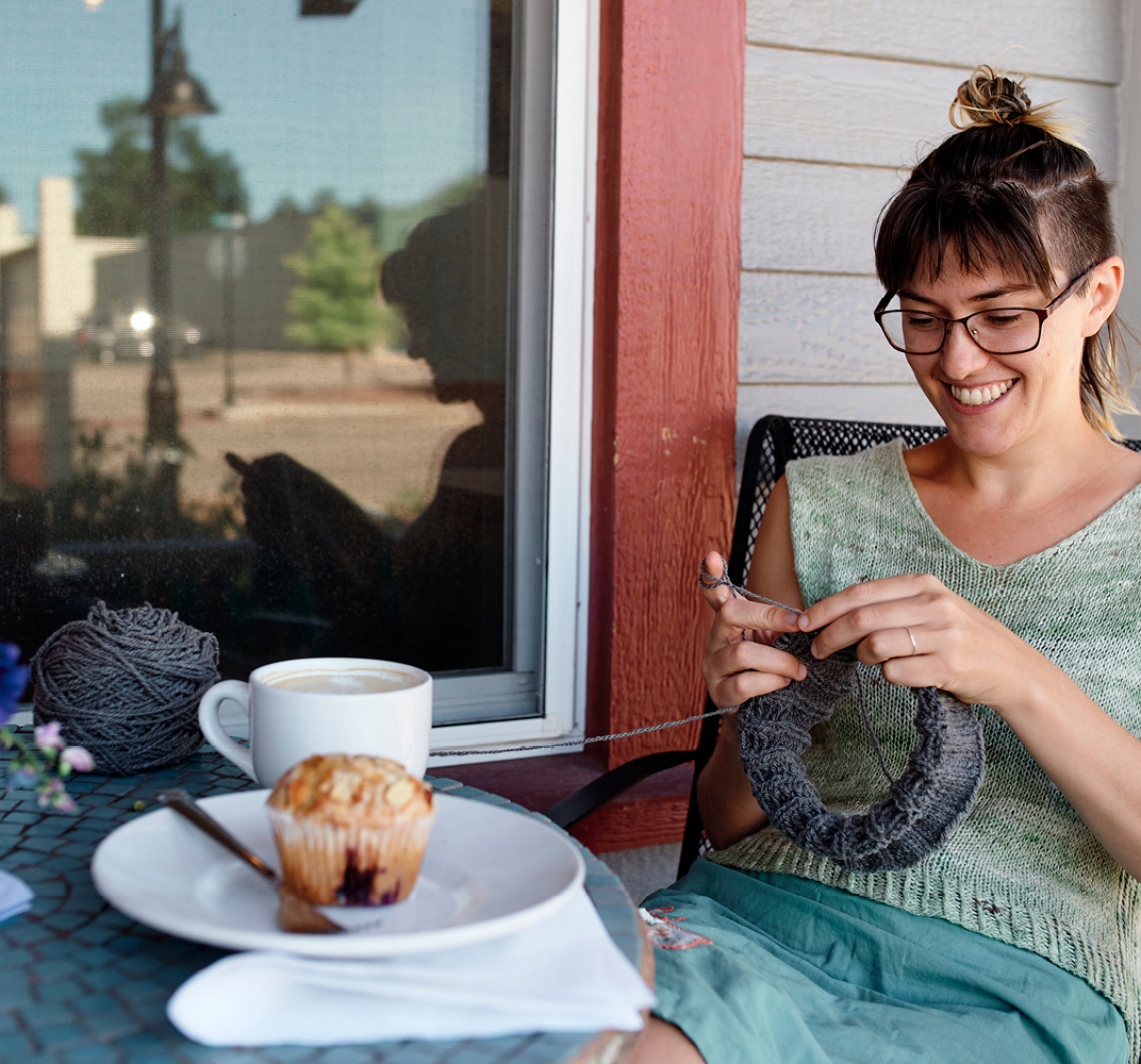 Knitting Outside