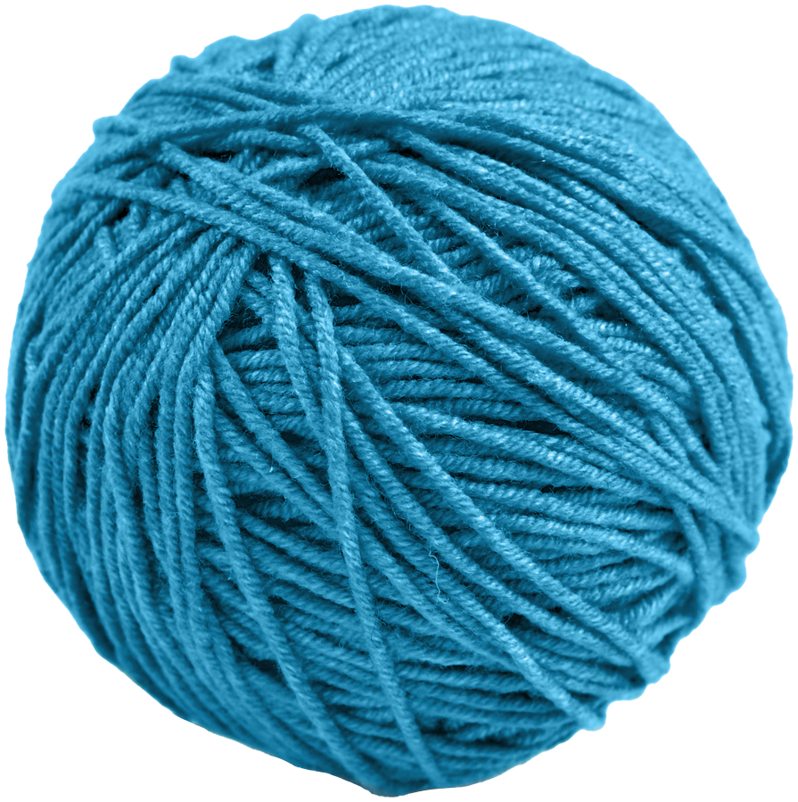 Blue Yarn Ball